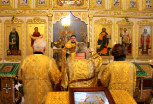 литургия в кафедральном соборе святого благоверного князя Александра Невского